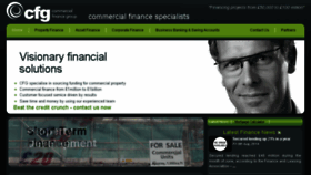 What Commercialfinancegroup.co.uk website looked like in 2018 (5 years ago)