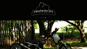 What Chuckuslife.com website looked like in 2018 (5 years ago)
