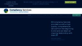 What Compliancy-services.co.uk website looked like in 2018 (5 years ago)