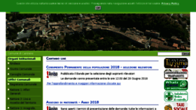 What Comunecantiano.eu website looked like in 2018 (5 years ago)
