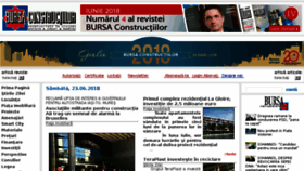 What Constructiibursa.ro website looked like in 2018 (7 years ago)