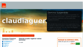 What Claudiaguerrero.com.co website looked like in 2018 (5 years ago)