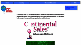 What Continentalsales.net website looked like in 2018 (5 years ago)