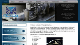 What Controlwaterjet.co.uk website looked like in 2018 (5 years ago)