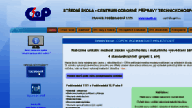 What Copth.cz website looked like in 2018 (5 years ago)