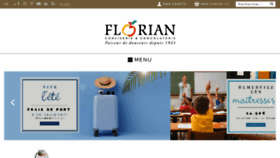What Confiserieflorian.com website looked like in 2018 (5 years ago)
