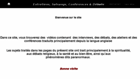 What Connaissancessansfrontieres.net website looked like in 2018 (5 years ago)