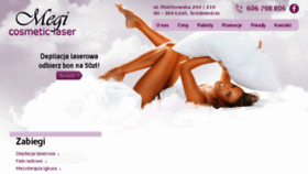 What Cosmeticlaser.pl website looked like in 2018 (5 years ago)