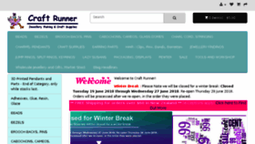 What Craftrunner.co.nz website looked like in 2018 (5 years ago)