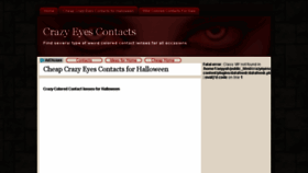 What Crazyeyescontacts.net website looked like in 2018 (5 years ago)