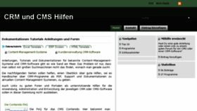 What Crm-cms.de website looked like in 2018 (5 years ago)