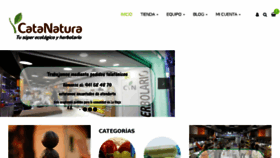 What Catanatura.com website looked like in 2018 (5 years ago)