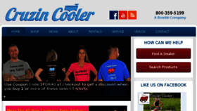 What Cruzincooler.com website looked like in 2018 (5 years ago)