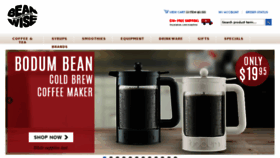 What Culturedcoffeebean.com website looked like in 2018 (5 years ago)