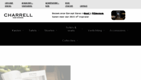 What Charrell.be website looked like in 2018 (6 years ago)
