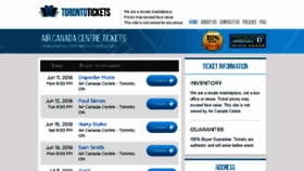 What Centretoronto.com website looked like in 2018 (5 years ago)
