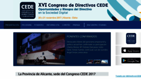 What Congresodirectivos.com website looked like in 2018 (5 years ago)