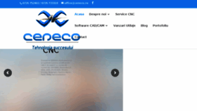 What Ceneco.ro website looked like in 2018 (5 years ago)
