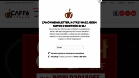 What Coffeeitalia.pl website looked like in 2018 (5 years ago)