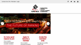 What Canadianparking.ca website looked like in 2018 (5 years ago)