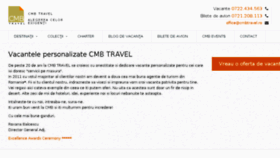 What Cmbtravel.ro website looked like in 2018 (5 years ago)