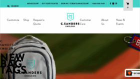 What Csanders.net website looked like in 2018 (5 years ago)