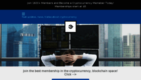 What Cryptocurrencymember.com website looked like in 2018 (5 years ago)