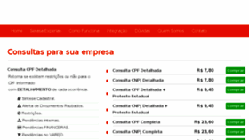 What Consultacpf.com website looked like in 2018 (5 years ago)