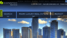What Constecrealty.com website looked like in 2018 (5 years ago)