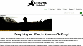 What Chikung-unlimited.com website looked like in 2018 (5 years ago)