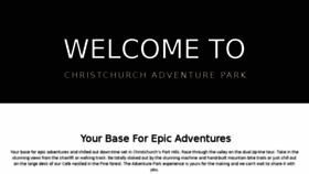 What Christchurchadventurepark.com website looked like in 2018 (5 years ago)