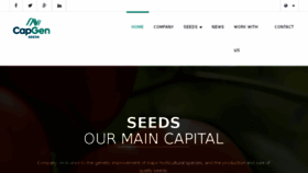 What Capgenseeds.com website looked like in 2018 (5 years ago)