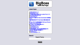 What Cydia.thebigboss.org website looked like in 2018 (5 years ago)