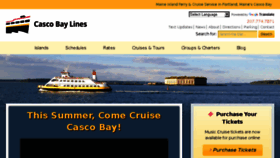 What Cascobaylines.com website looked like in 2018 (5 years ago)