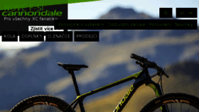 What Cannondalebikes.cz website looked like in 2018 (7 years ago)