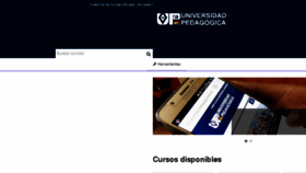 What Campusvirtual.upedagogica.edu.bo website looked like in 2018 (5 years ago)