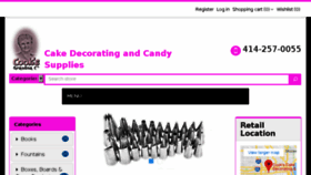 What Cookscakeandcandy.com website looked like in 2018 (5 years ago)