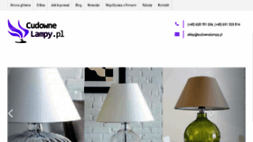 What Cudownelampy.pl website looked like in 2018 (5 years ago)