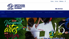 What Ce-art.edu.co website looked like in 2018 (5 years ago)