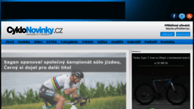 What Cyklonovinky.cz website looked like in 2018 (5 years ago)