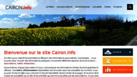 What Cairon.info website looked like in 2018 (5 years ago)