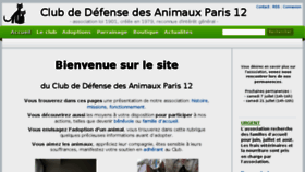 What Cda-paris12.com website looked like in 2018 (5 years ago)