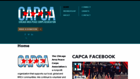 What Capca.org website looked like in 2018 (5 years ago)