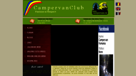 What Campervan.ro website looked like in 2018 (5 years ago)