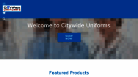 What Citywideuniforms.com website looked like in 2018 (5 years ago)