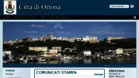 What Comuneortona.ch.it website looked like in 2018 (5 years ago)