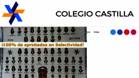 What Colegiocastilla.com website looked like in 2018 (5 years ago)