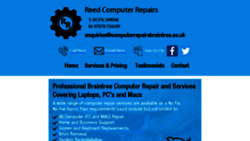 What Computerrepairsbraintree.co.uk website looked like in 2018 (5 years ago)