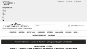What Christopheliving.com.au website looked like in 2018 (5 years ago)