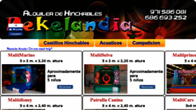 What Castillospekelandia.net website looked like in 2018 (5 years ago)